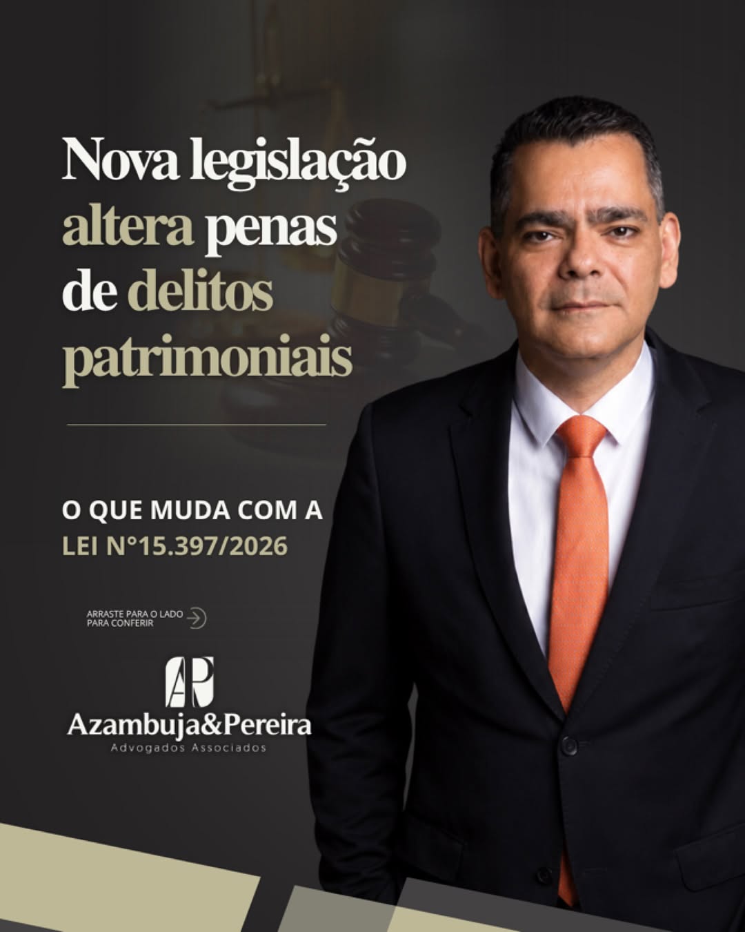 Publicação do escritório Azambuja & Pereira no Instagram
